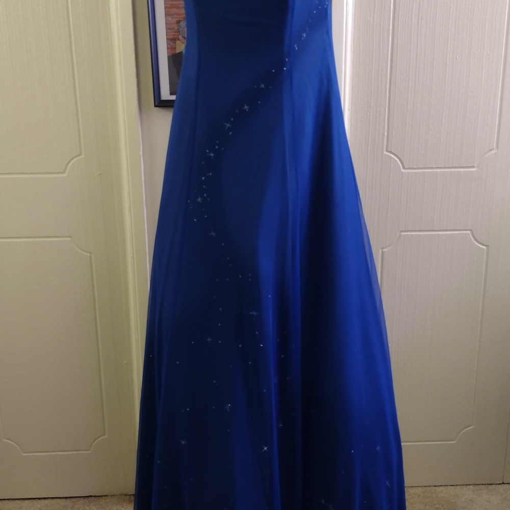 Elegant Blue Evening Gown